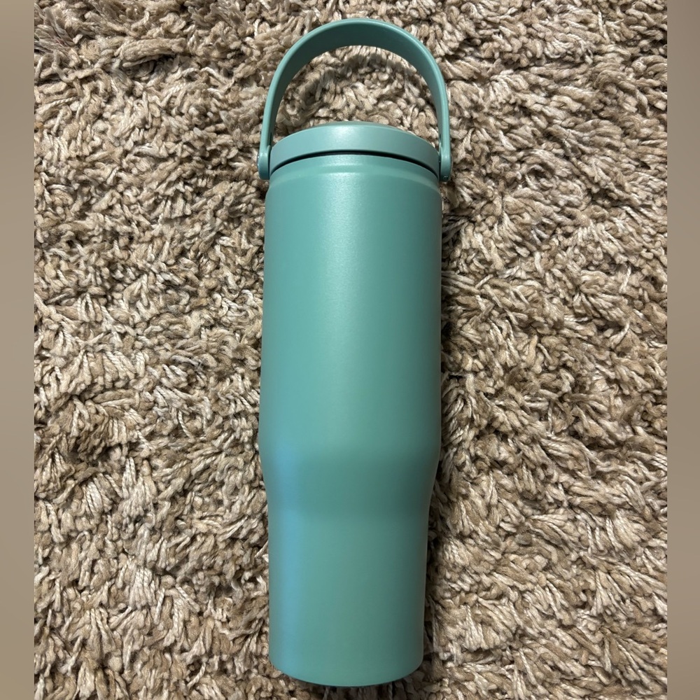 TAL Sleek Green Tumbler with Rubber Handle